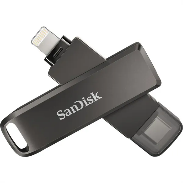 SanDisk Flash disk 128 GB iXpand Luxe, USB-C + Lightning