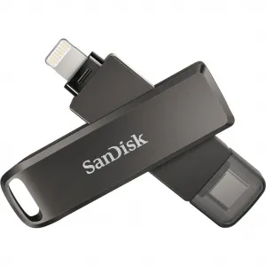 SanDisk Flash disk 128 GB iXpand Luxe, USB-C + Lightning
