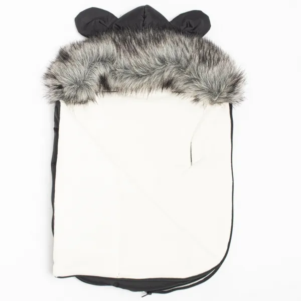 Zimný fusak New Baby Lux Fleece graphite