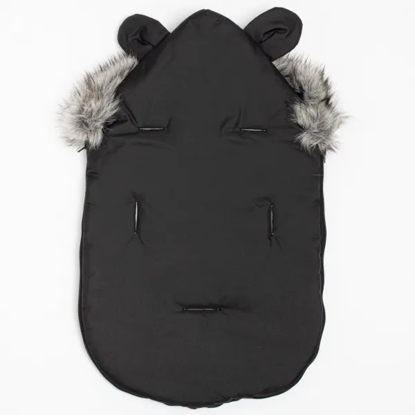 Zimný fusak New Baby Lux Fleece graphite