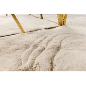 Koberec TEDDY NEW sand 52 béžový, kruh
