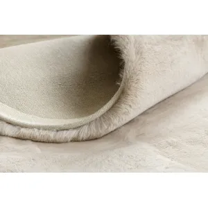 Koberec TEDDY NEW sand 52 béžový, kruh