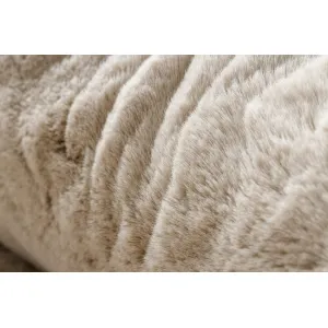 Koberec TEDDY NEW sand 52 béžový, kruh