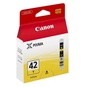 CANON CLI-42 (6387B001), originálna cartridge, žltá, 13ml, Pre tlačiareň: CANON PIXMA PRO-100, CANON PIXMA PRO-100S