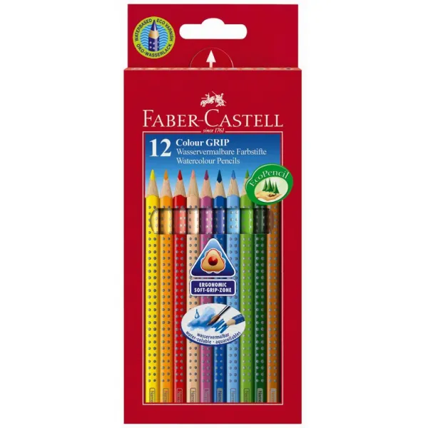 Faber 2001 Castell Color Grip 12 ks