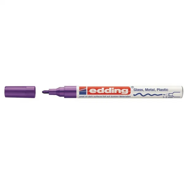 Lakový popisovač edding 751 fialový