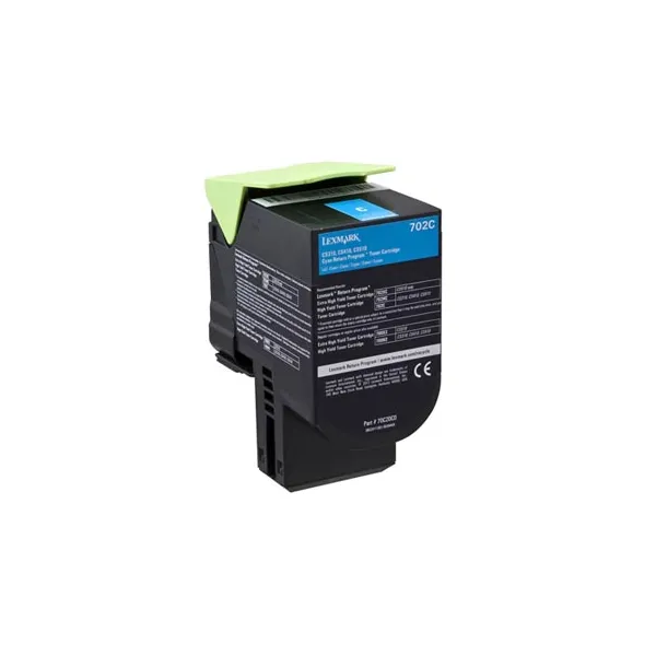 Lexmark 70C20C0 azúrový (cyan) originálny toner
