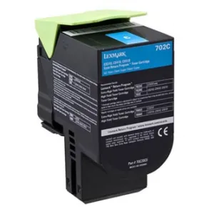 Lexmark 70C20C0 azúrový (cyan) originálny toner