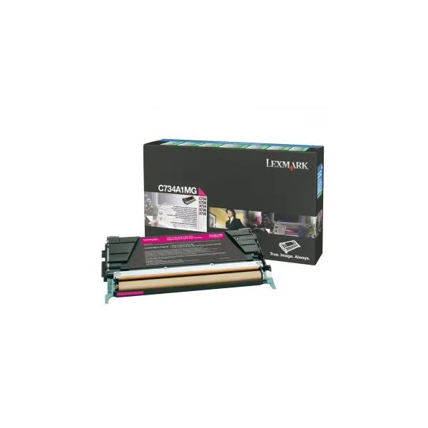 Lexmark C734A1MG purpurový (magenta) originálny toner