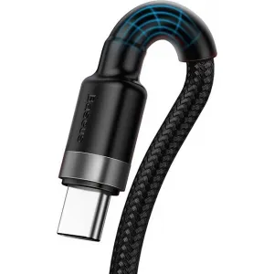 Baseus Cafule Huawei SuperCharge kábel USB na USB-C, QC 3.0, 5A 1m (čierno-sivý) 019259
