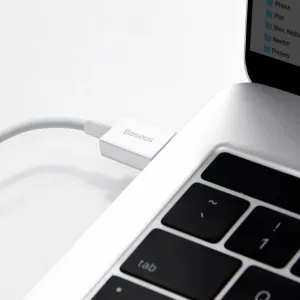 Kábel USB to Lightning Baseus Superior Series, 2,4 A, 0,25 m (biely) 026220