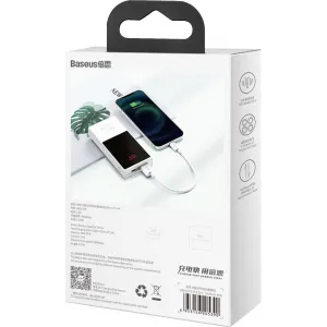 Kábel USB to Lightning Baseus Superior Series, 2,4 A, 0,25 m (biely) 026220