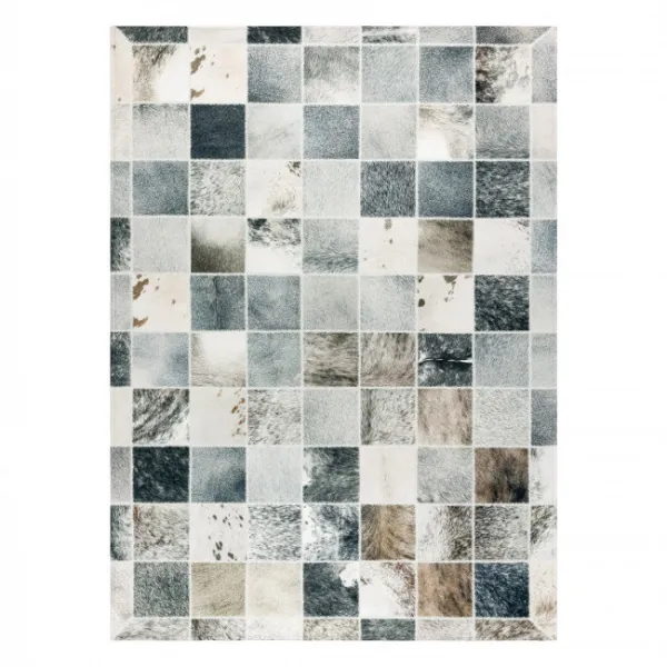Koberec PATCHWORK 21716 béžový - imitácia kože krava