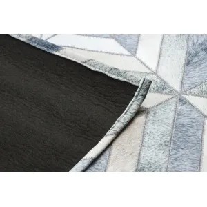 Koberec PATCHWORK 21721 béžový/sivý - imitácia kože krava, geometrický