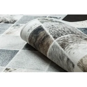 Koberec PATCHWORK 21716 béžový - imitácia kože krava