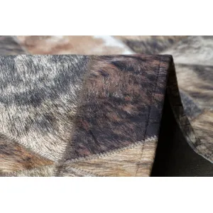 Koberec PATCHWORK 21715 hnedý - imitácia kože krava