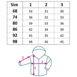 NEW BABY Softshellová dojčenská bundička modrá 74 (6-9m)