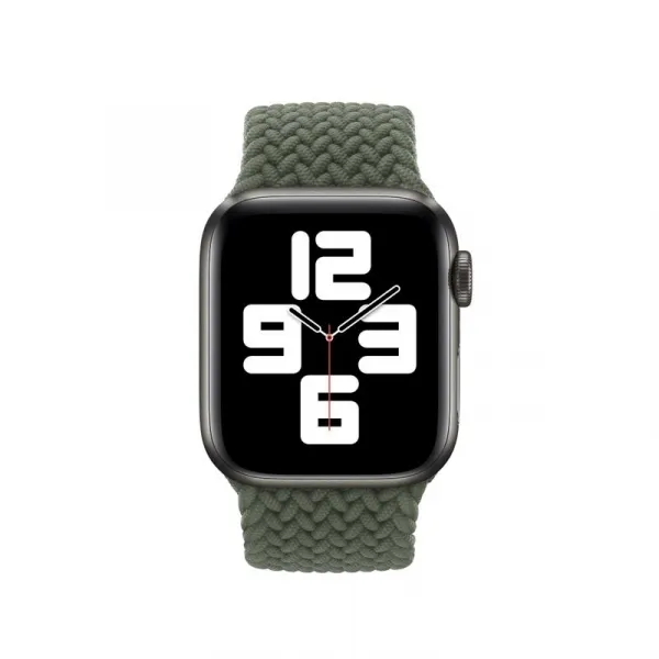Innocent Pletený remienok Apple Watch Solo Loop 42/44/45/49 mm - Khaki - L (172 mm)