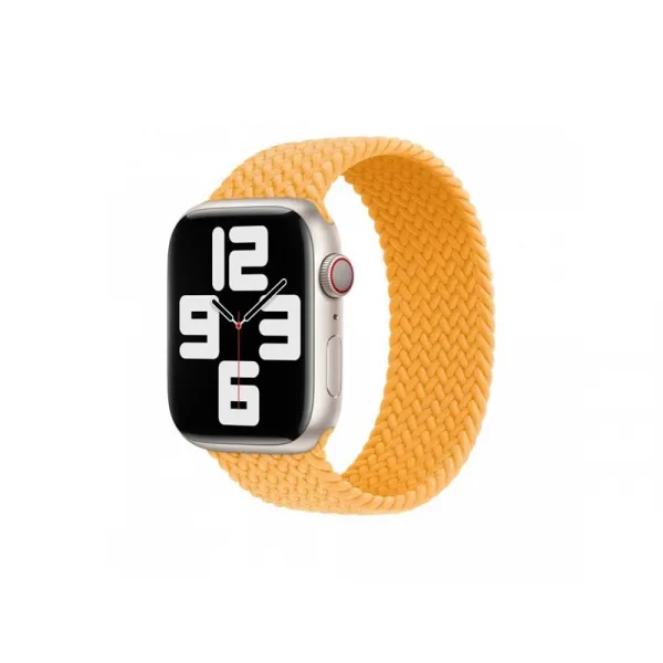 Innocent opletený remienok Apple Watch Solo Loop 38/40/41 mm - žltý - M (144 mm)