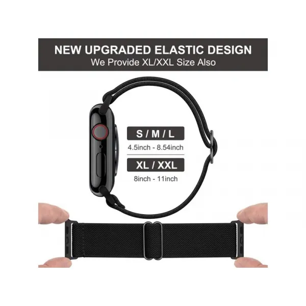 Innocent Sport Fit Apple Watch Band 42/44/45/49 mm - čierny
