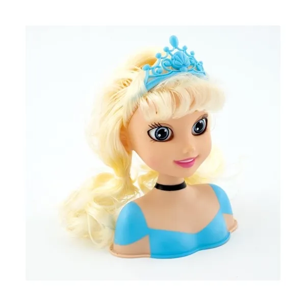CreativeToys Hlava na česanie - blond