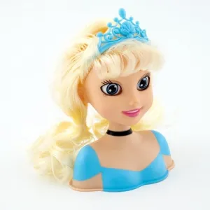 CreativeToys Hlava na česanie - blond