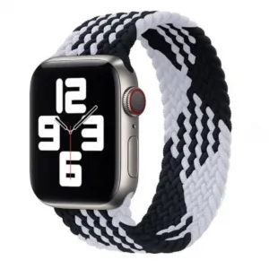 Innocent Braided Solo Loop Apple Watch Remienok 42/44/45/49mm - Zebra - XS (132MM)