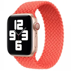 Innocent Braided Solo Loop Apple Watch Remienok 38/40/41mm - Orange - S (132MM)
