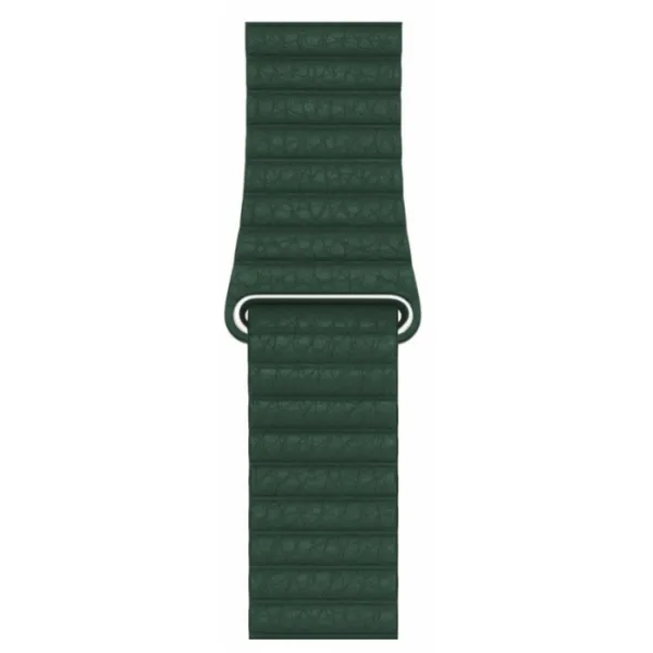 Innocent Kožený remienok na Apple Watch 42/44/45/49 mm - polnočne zelený