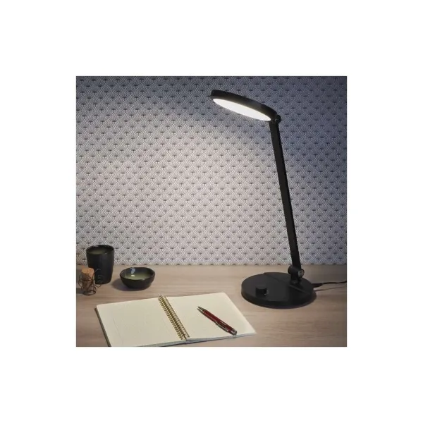 LED Stolná Lampa Emos Charles Čierna Z7628B