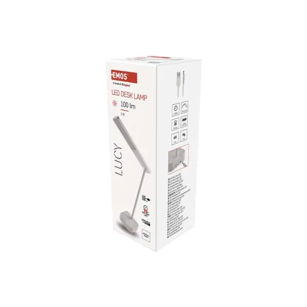 LED Stolná Lampa Emos Lucy Z7626
