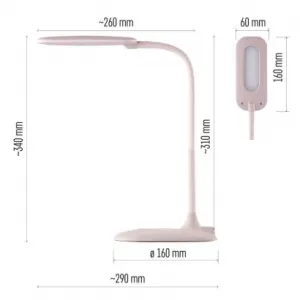 EMOS LED stolná lampa STELLA, ružová