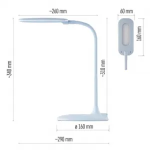 EMOS LED stolná lampa STELLA, modrá