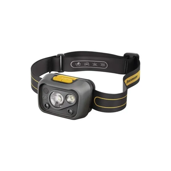 LED čelovka GP Discovery CHW54, 375 lm