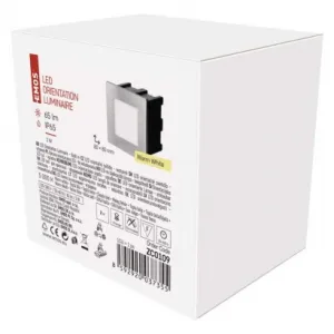 EMOS Lighting LED orientačné vstavané svietidlo AMAL 80×80, 1,5W teplá b.,IP65