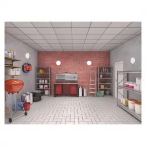 EMOS Lighting LED prisadené svietidlo TORI, kruhové biele 24W teplá b., IP54