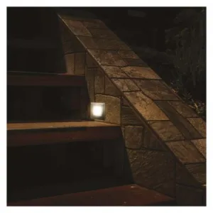 EMOS Lighting LED orientačné vstavané svietidlo AMAL 80×80, 1,5W teplá b.,IP65