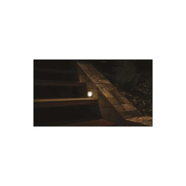EMOS Lighting LED orientačné vstavané svietidlo AMAL 80×80, 1,5W teplá b.,IP65