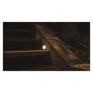EMOS Lighting LED orientačné vstavané svietidlo AMAL 80×80, 1,5W teplá b.,IP65
