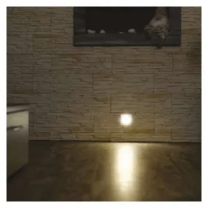 EMOS Lighting LED orientačné vstavané svietidlo AMAL 80×80, 1,5W teplá b.,IP65