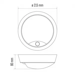 EMOS Lighting LED prisadené svietidlo ZURI s pohyb. senz., kruhové č/b 14W t.b.
