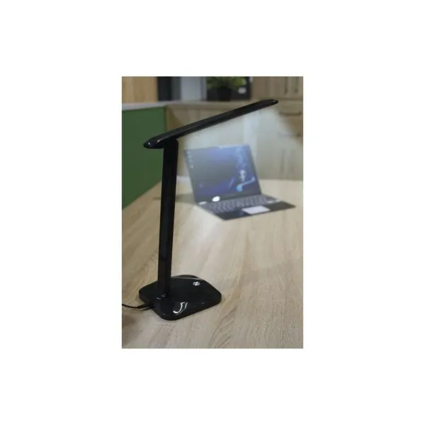 EMOS LED stolná lampa CHASE, čierna