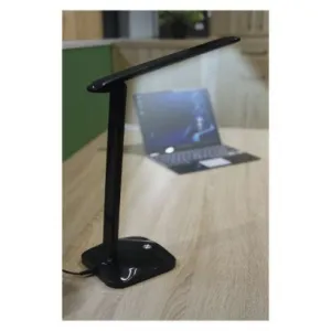 EMOS LED stolná lampa CHASE, čierna