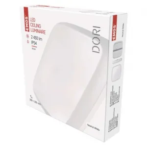 EMOS Lighting LED prisadené svietidlo Dori, štvorcové b. 24,5W n.b.,IP54