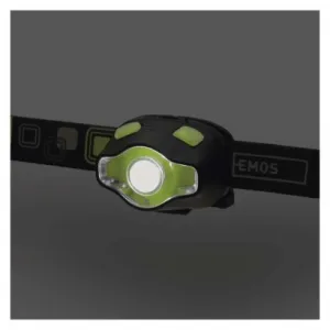 EMOS COB LED + LED čelovka P3536, 220 lm, 100 m, 3× AAA