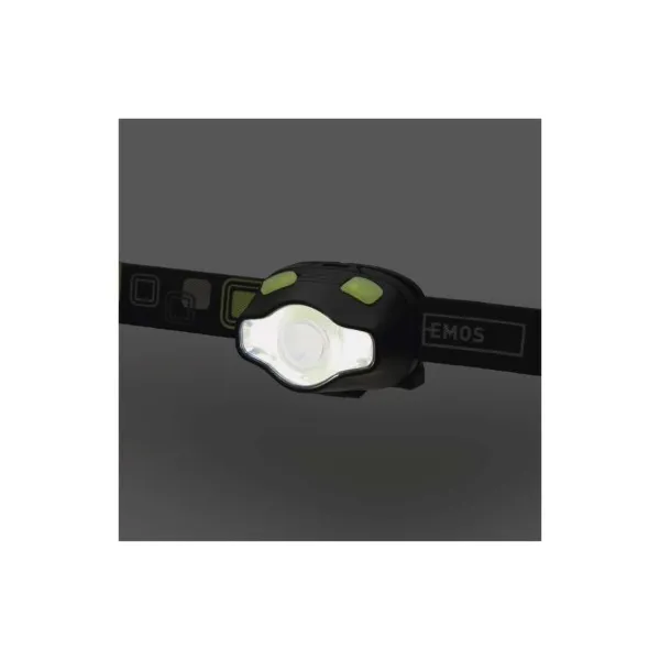 EMOS COB LED + LED čelovka P3536, 220 lm, 100 m, 3× AAA