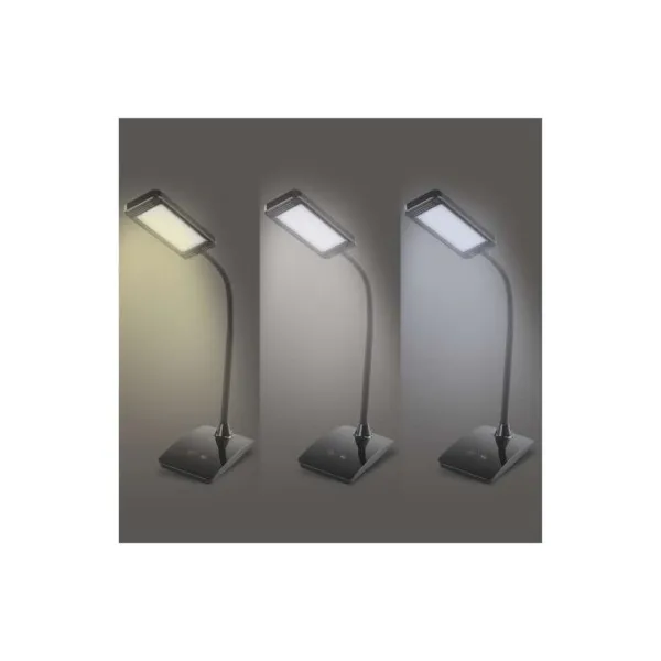 LED Stolná Lampa Solight Eddy Čierna SL5710