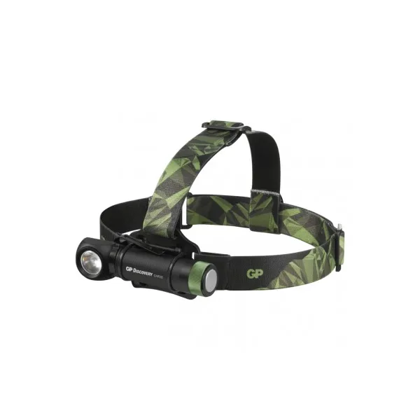 LED nabíjacia čelovka GP Discovery CHR35, 600 lm