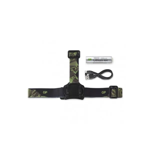 LED nabíjacia čelovka GP Discovery CHR35, 600 lm