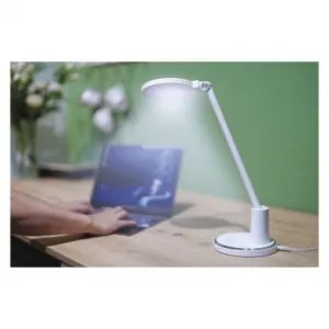 EMOS LED stolná lampa WESLEY, biela